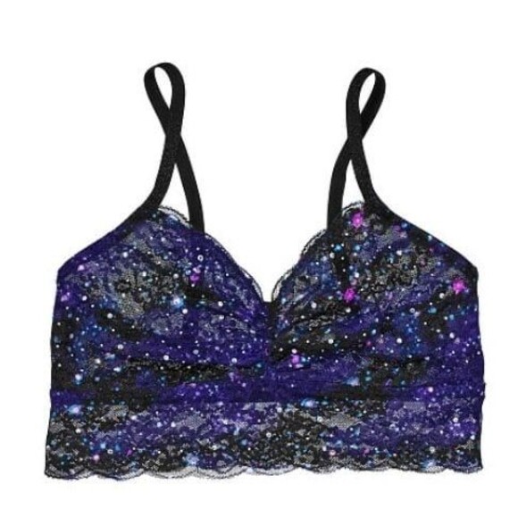 PINK Victoria's Secret Other - Victoria's Secret PINK Cosmic Galaxy Sexy Lace Jewels Bling Bralette L